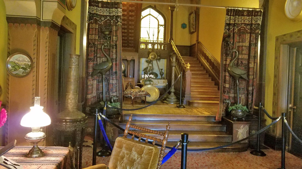 Living Room and Stair Hall at Olana