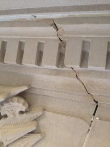 Encore-Sustainable-Design-Bancroft-Hall-Cracked-Stone-Lintel